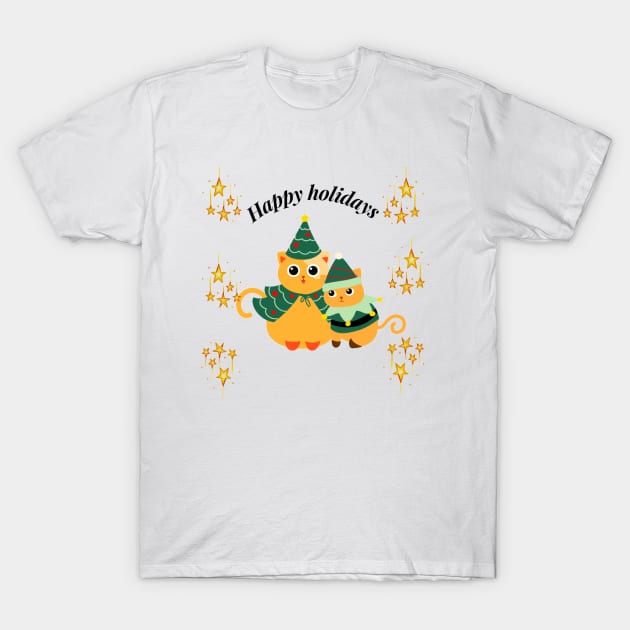 Happy holidays T-Shirt by Ninalance21